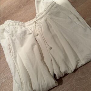 YoungLA Cream Pull-On Sweatpants with Drawstring